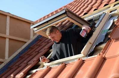 Pose de fenêtres de toit Velux au Bocasse